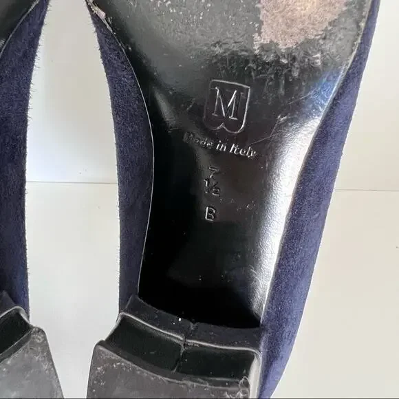 Bruno Magli Classic Navy Heels - Picture 12 of 13